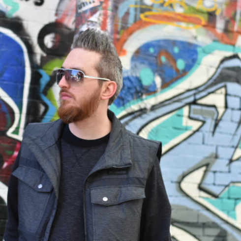 Jay Pluss Photoshoot in Graffiti Alley